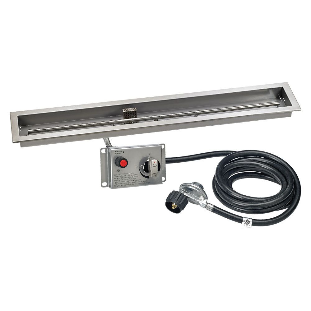 48" x 6" Linear CSA Certified Stainless Steel Drop-In Pan Kit by American Fire Products