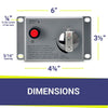 48" x 6" Linear CSA Certified Stainless Steel Drop-In Pan Kit by American Fire Products