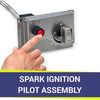 48" x 6" Linear CSA Certified Stainless Steel Drop-In Pan Kit by American Fire Products