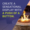 72" x 6" Linear Stainless Steel Drop-In Pan with Spark Ignition Kit - Natural Gas by American Fire Products