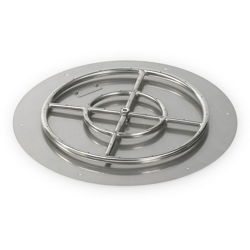 24" Round Stainless Steel Flat Pan by American Fire Products