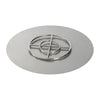 30" Round Stainless Steel Flat Pan with Spark Ignition Kit – Natural Gas by American Fire Products
