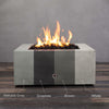 36" Square Gravity Concrete (GFRC) Fire Pit - Colors

