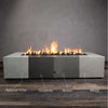72" x 38" Rectangle Gravity Concrete (GFRC) Fire Pit - Colors
