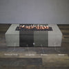 72" x 38" Rectangle Rustic Gravity Concrete (GFRC) Fire Pit - Colors
