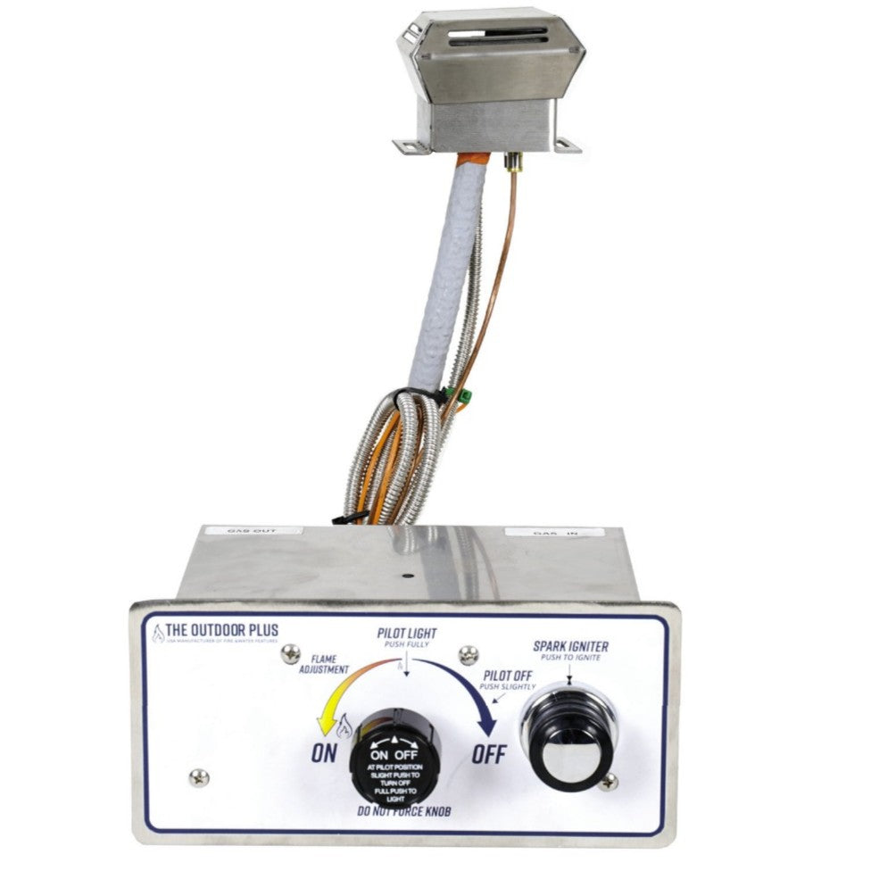 60" x 32" Rectangle Gravity Powder Coated Steel Fire Pit - Natural Gas - Flame Sense with Spark Ignition System - White Hammertone by Starfire Designs