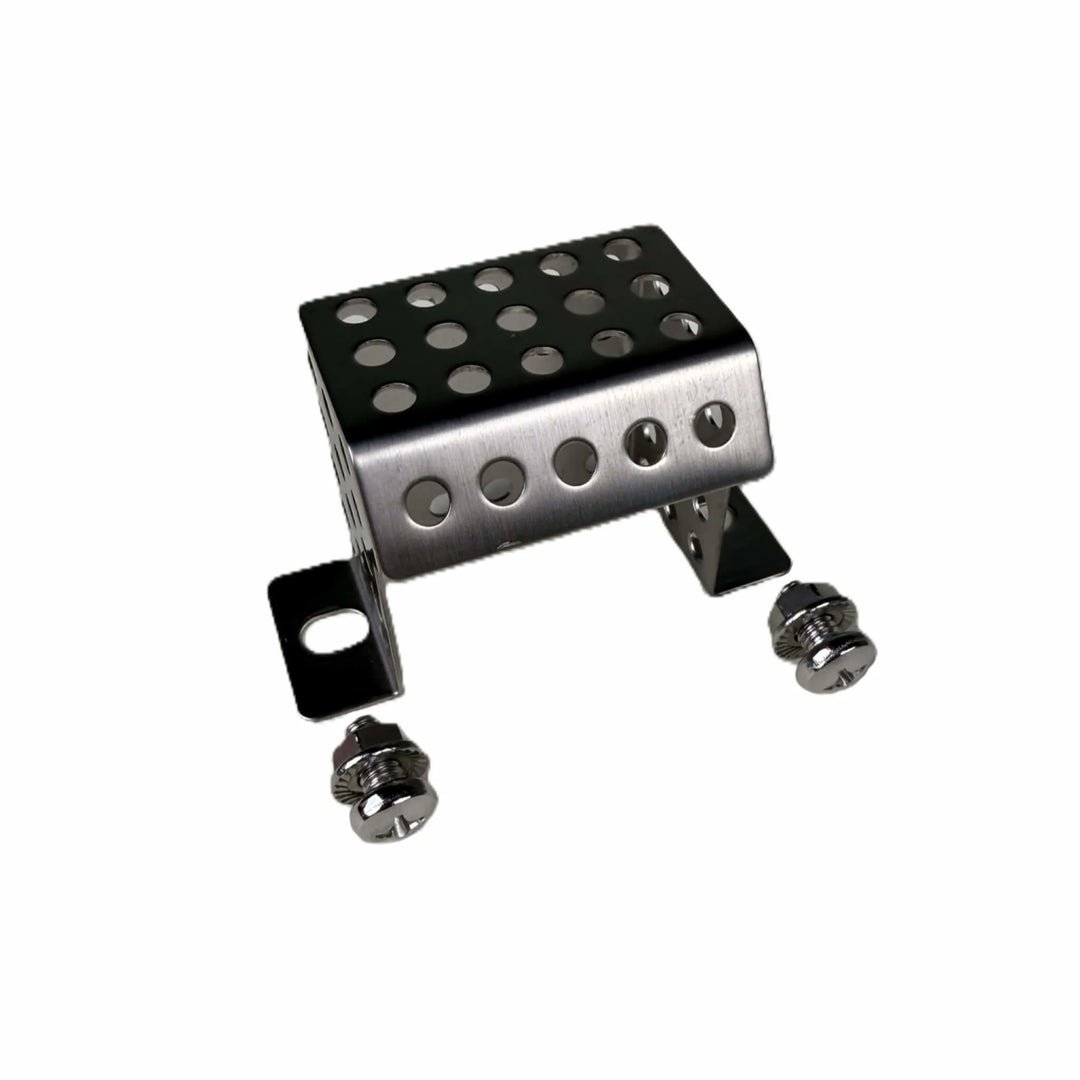 Starfire Designs Béton Fire Pit Replacement Ignition Shield made from durable stainless steel with vented holes for heat protection and secure installation.