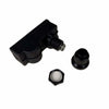 Starfire Designs Béton Fire Pit Replacement Spark Button disassembled to display the spring mechanism, threaded housing, and removable ignition cap components.