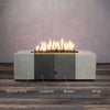 48" x 32" Rectangle Gravity Concrete (GFRC) Fire Pit - Colors
