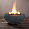 36" Round Rustic Gravity Concrete (GFRC) Fire Pit by Starfire Designs
