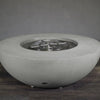 Gravity - Rustic 45" W Natural Gray Round Concrete Match Lit Natural Gas Fire Pit - SD-FP-TRAV-4516-NATG-ML by Starfire Designs