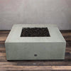 Gravity 45" W Natural Gray Square Concrete CSA Electronic Ignition High/Low Natural Gas Fire Pit - SD-FP-TRAV-454516-NATG-ELECCSAHL-NG by Starfire Designs