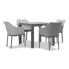 Tailor Classic 4 Seat Square Dining Table - Slate by Harmonia Living