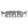 Tailor Classic 8 Seat Rectangular Dining Table - Slate by Harmonia Living