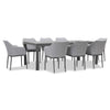 Tailor Classic 8 Seat Rectangular Dining Table - Slate by Harmonia Living