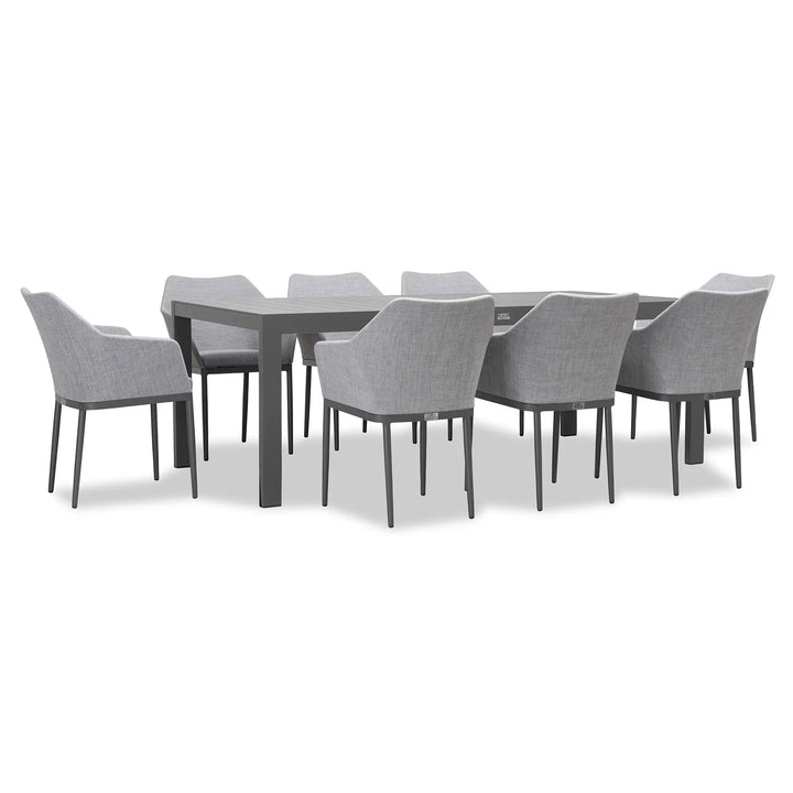 Tailor Classic 8 Seat Rectangular Dining Table - Slate by Harmonia Living