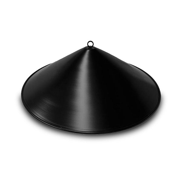 The Outdoor Plus Black Aluminum Cone Cover & Heat Reflector