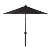 Push Button Tilt Black Aluminum 9 ft. Black Single Wind Vent Canopy Octagon O'bravia2 Patio Umbrella - UM920-09/4808 by Treasure Garden