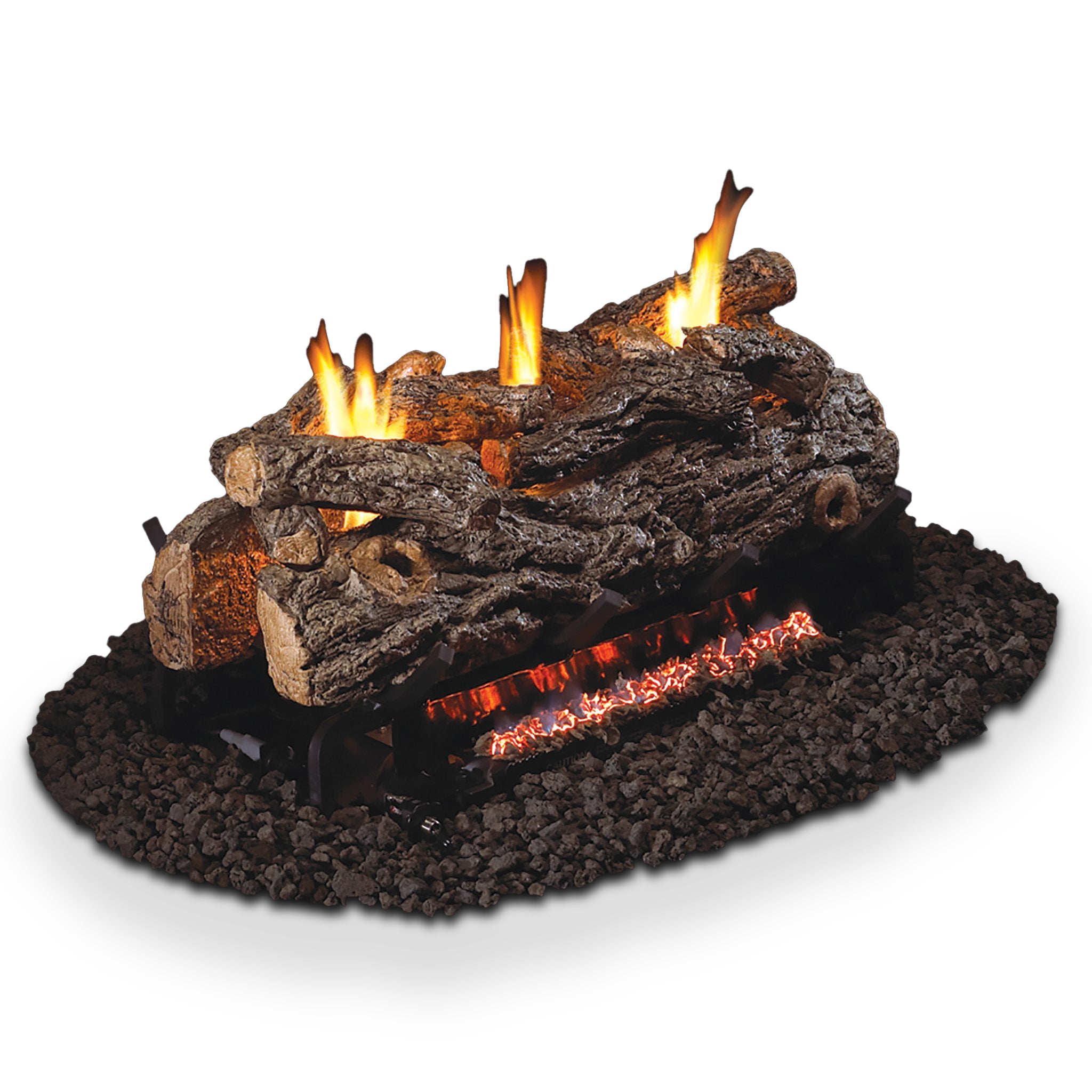 Real Fyre Vent-Free Golden Oak Designer Gas Logs - Starfire Direct