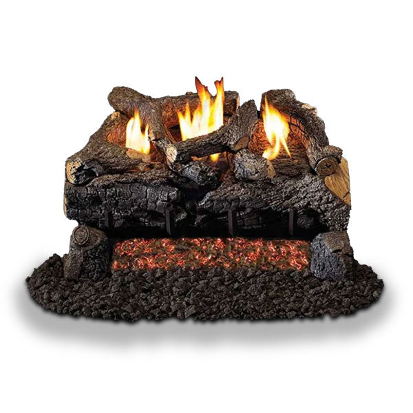 Vent-Free Gas Logs Evening Fyre Charred by Real Fyre