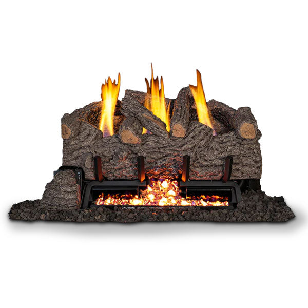 Vent-Free Gas Logs Gnarled Oak by Real Fyre