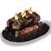 Vent-Free See-Thru Gas Logs Evening Fyre Split by Real Fyre