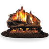 Vented Gas Logs Rugged Split Oak by Real Fyre