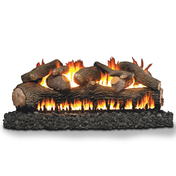 Vented See-Thru Gas Logs Mammoth Pine by Real Fyre