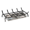 60" Vented G45 Stainless Steel Fireplace Burner - Match Lit for Natural Gas by Real Fyre