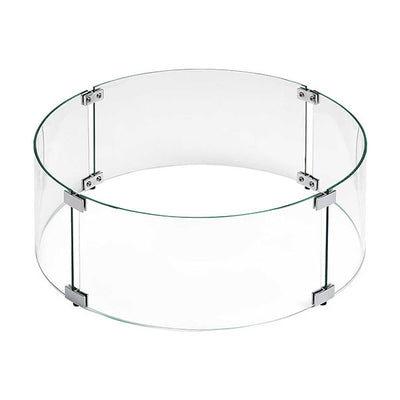 Round Glass Flame Guard by American Fireglass