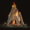 Kiva Gas Logs Burner for Adobelite Fireplace by Grand Canyon Gas Logs