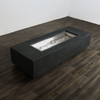 72" x 28" Rectangle Beton Concrete (GFRC) Gas Fire Pit - Graphite by Starfire Designs