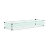 Linear Beton Glass Wind Guard by Starfire Designs