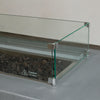 Linear Beton Glass Wind Guard by Starfire Designs