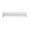 Linear Beton Glass Wind Guard by Starfire Designs