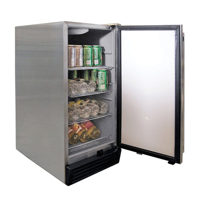Cal Flame Outdoor Rated Stainless Steel Refrigerator