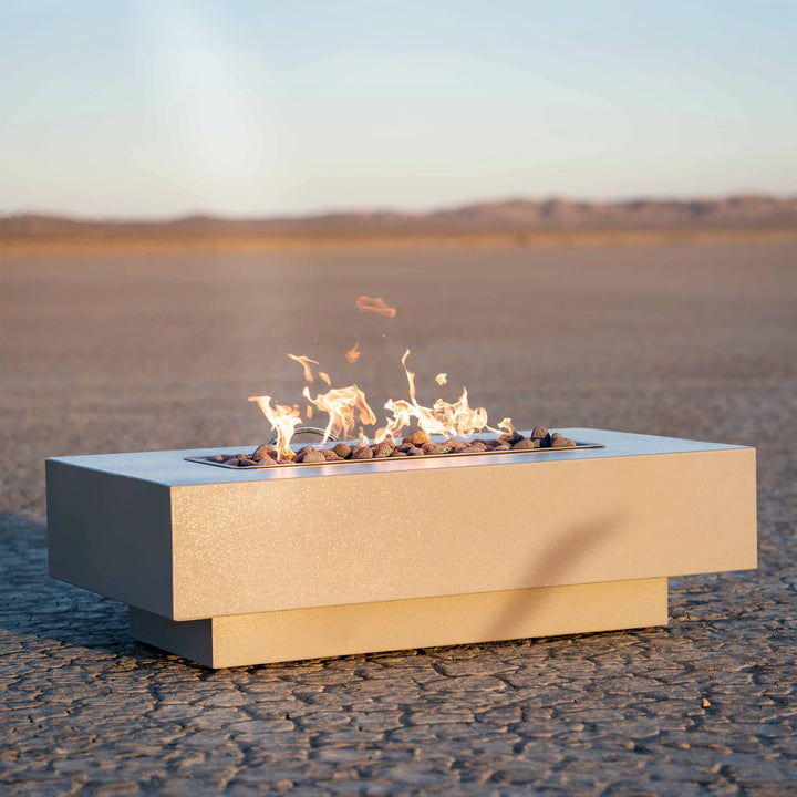 Coronado 72" Rectangular Steel Gas Fire Pit by The Outdoor Plus