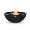 The EcoSmart Fire Mix 600 Graphite Fire Pit in a sleek graphite concrete finish with a stainless steel burner is an elegant addition to outdoor settings. Fueled by eco-friendly bioethanol, this modern fire bowl provides a clean-burning, stylish flame perfect for patios, decks, and entertainment areas.