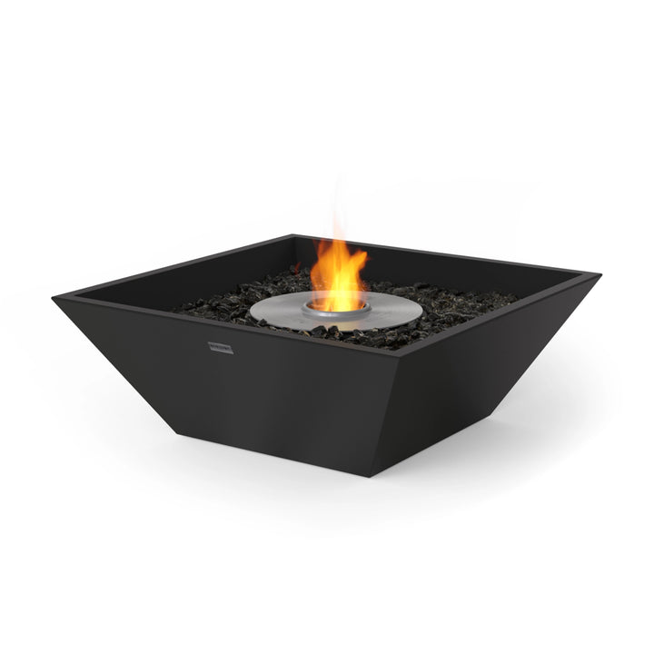 The EcoSmart Fire Nova 600 in Graphite with Stainless Steel Burner offers a modern touch with a graphite-finish concrete base and a stainless steel burner. This outdoor fire pit is a stylish addition to backyard fire pits, modern patio fire pits, and luxury outdoor fire tables.