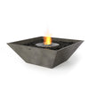 The EcoSmart Fire Nova 850 Natural Fire Pit with a stainless steel burner boasts a refined natural stone look, perfect for high-end patio fire pits. With eco-friendly fuel options, this large outdoor fire pit enhances any backyard retreat, outdoor living space, or luxury commercial setting.