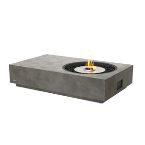 The EcoSmart Fire Tequila 50 Natural features a stainless steel burner, combining durability with modern elegance. Designed for outdoor fire pit installations, this rectangular fire table provides a high-end fire feature for residential and commercial patios.