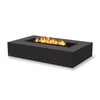 EcoSmart Fire Wharf 50 in graphite with a propane burner, delivering a clean-burning flame for stylish outdoor heating. Its sleek, contemporary design makes it a must-have for any modern patio or backyard setup