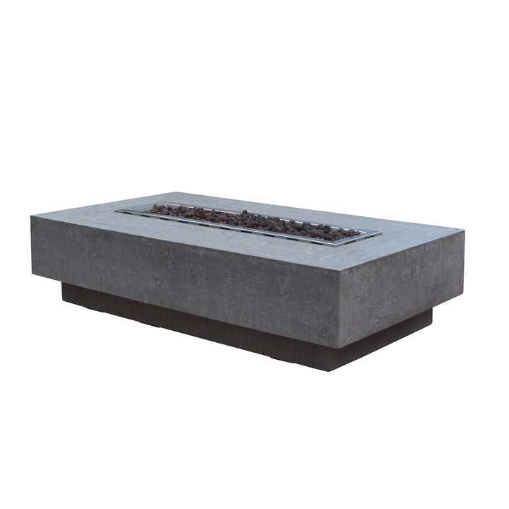 Elementi Hampton Fire Table - Light Gray