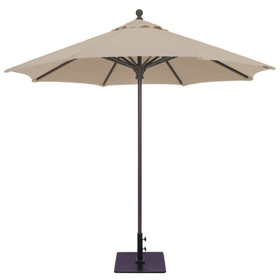 Galtech 732 9' Commercial Manual Lift Umbrella - Bronze