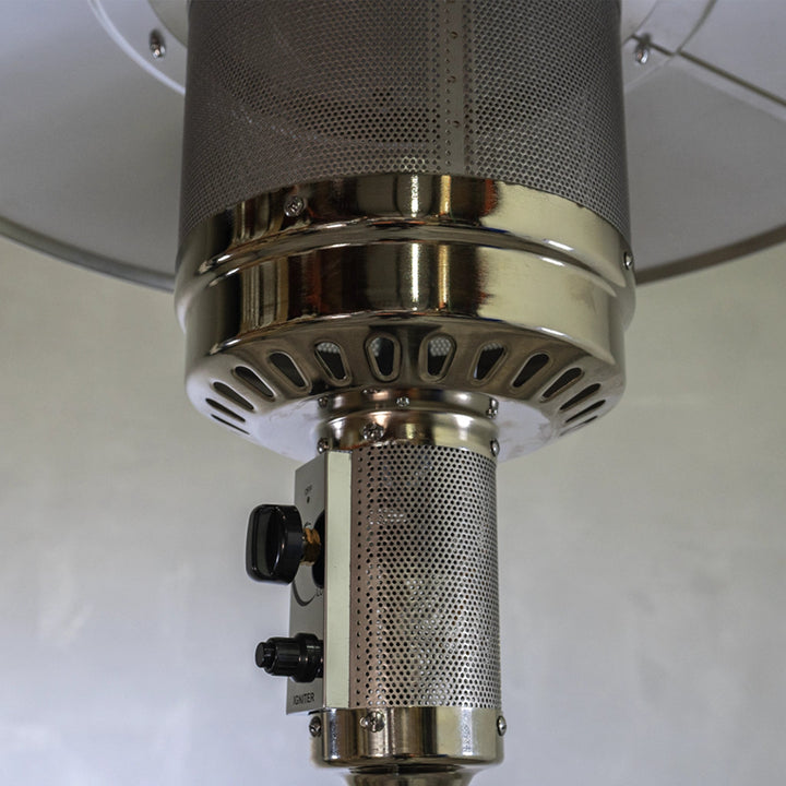 Golden Flame Outdoor Natural Gas Patio Heater | 45,000 BTU | XL-Series | Anti-Tilt and Safety Shut-Off
