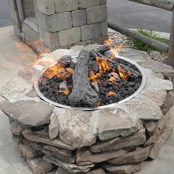 Round Bowl Style Drop-In Fire Pit Pan by HPC Fire