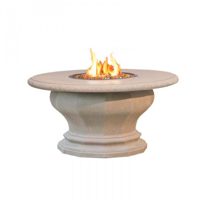 Inverted Fire Table with Concrete Top by American Fyre Designs