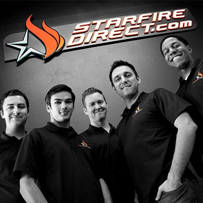 The original Starfire Direct team with founder Jonathan Burlingham standing front and center, showcasing the early team behind the company's success.