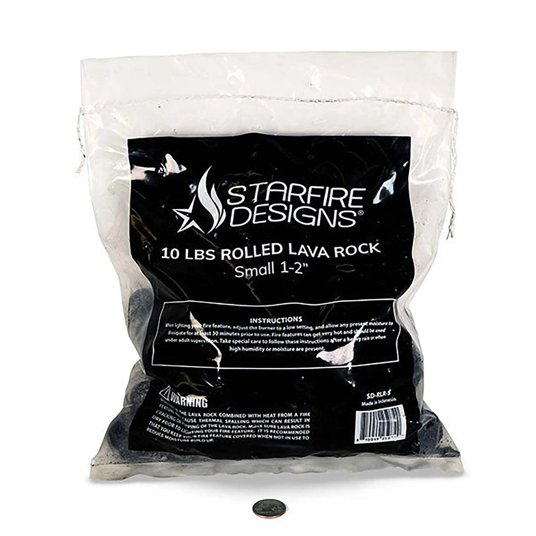 Starfire Rocks 10 lbs Small Rolled Lava Rock | Starfire Designs – Starfire Direct