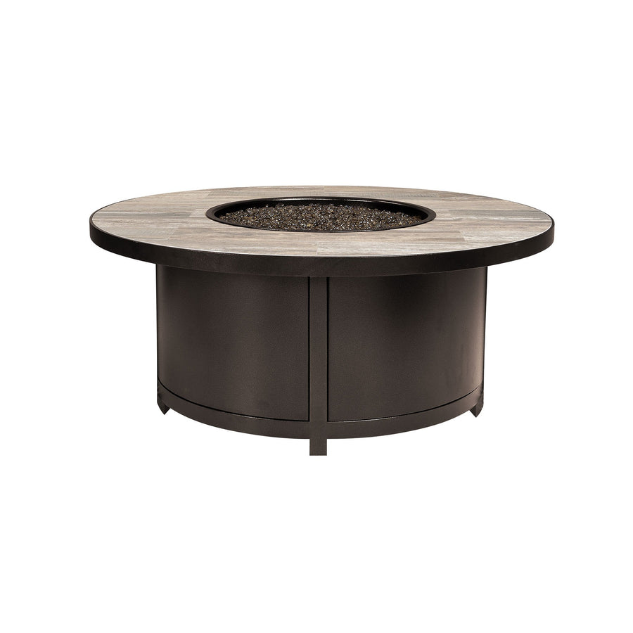 OW Lee 42" Round Occasional Height Elba Fire Pit Table